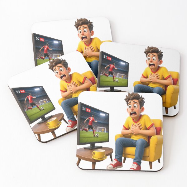 Item preview, Funny Soccer Fan Anxiety Mug  designed and sold by mo-carnival.