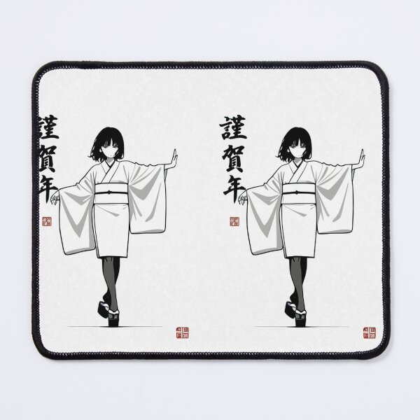Item preview, Art - Female Figure in Kimono, Contemporary Manga Print designed and sold by AnimeShin.