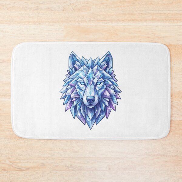 Item preview, Crystal wolf portrait design designed and sold by kidoramagic.