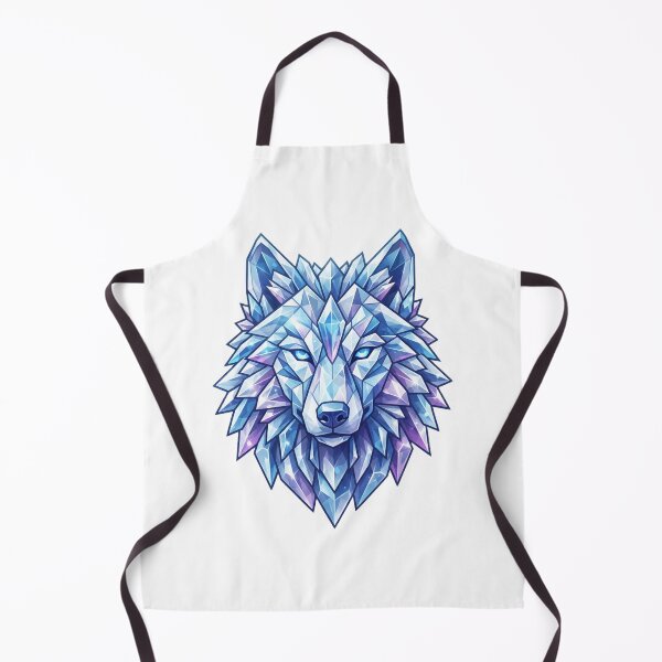 Item preview, Crystal wolf portrait design designed and sold by kidoramagic.