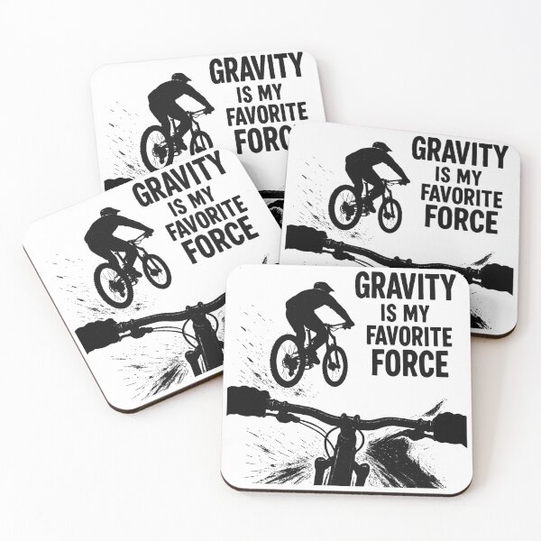 Item preview, Gravity Is My Favorite Force MTB POV Design designed and sold by Pineapple-Tree.