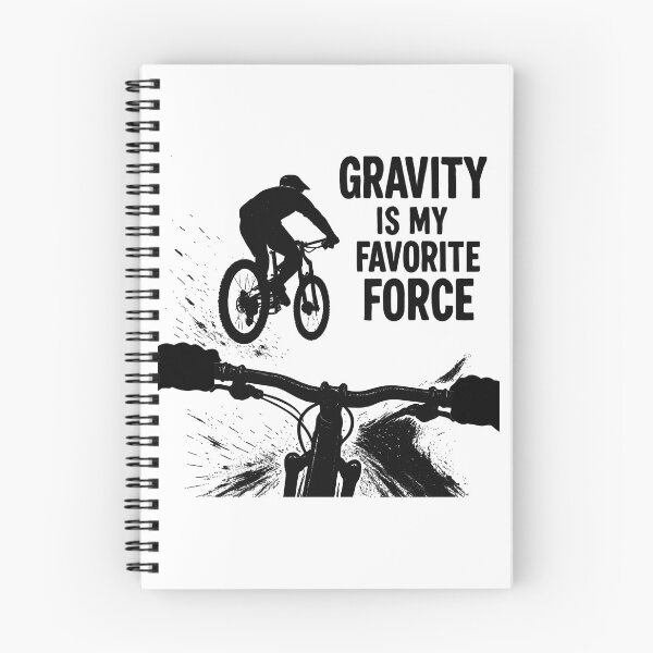 Item preview, Gravity Is My Favorite Force MTB POV Design designed and sold by Pineapple-Tree.