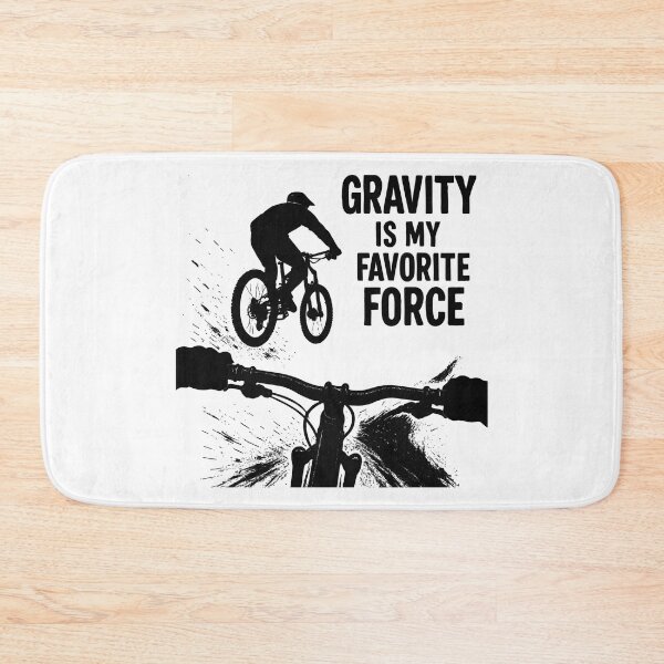 Item preview, Gravity Is My Favorite Force MTB POV Design designed and sold by Pineapple-Tree.