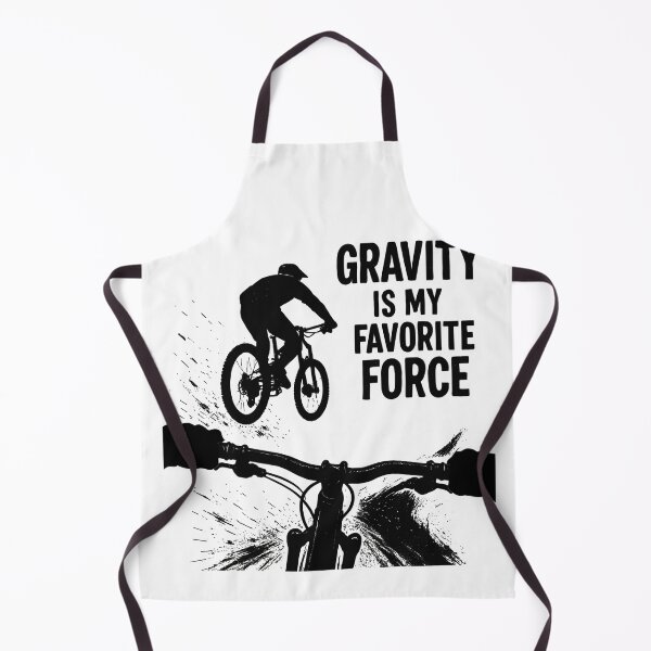 Item preview, Gravity Is My Favorite Force MTB POV Design designed and sold by Pineapple-Tree.