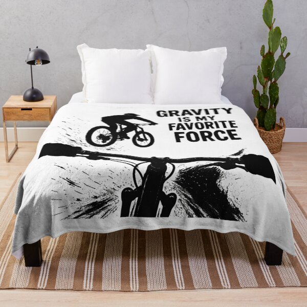 Item preview, Gravity Is My Favorite Force MTB POV Design designed and sold by Pineapple-Tree.