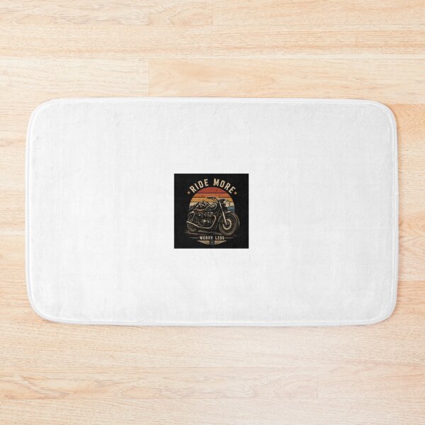Item preview, Vintage Motorcycle Ride More Worry Less Retro Biker T-Shirt designed and sold by SummitTrails.