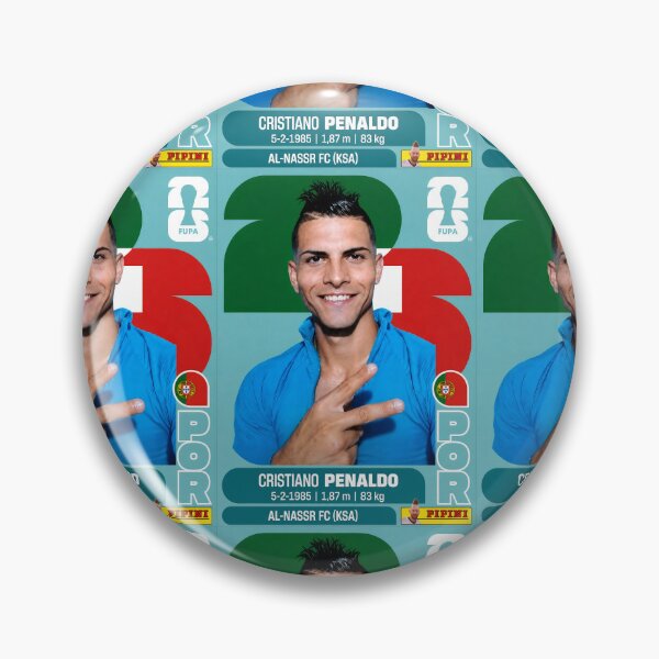 Item preview, PIPINI Cristiano Penaldo - Novelty Football Sticker Design designed and sold by blackkat-.