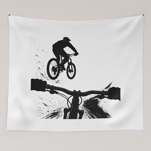 Item preview, MTB POV jump mountain bike downhill design designed and sold by Pineapple-Tree.