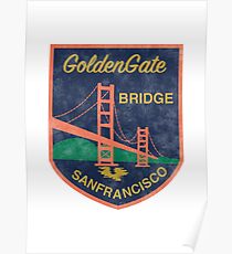San Francisco patch vintage Poster