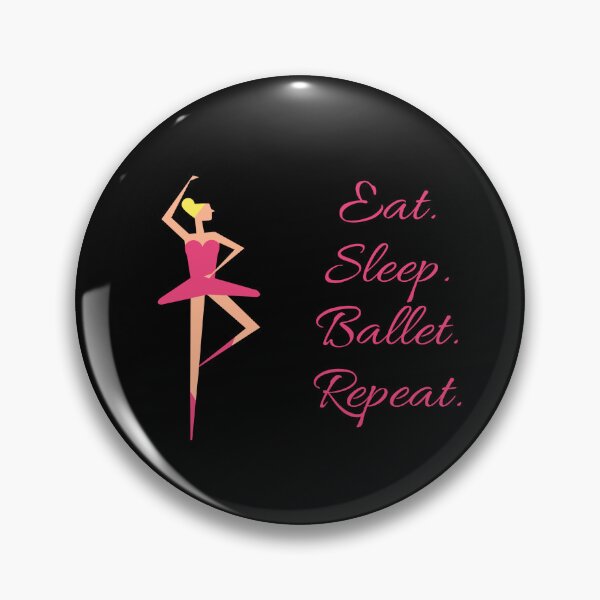 Item preview, Eat Sleep Ballet Repeat – Ballerina Lifestyle Tee designed and sold by Giota29.