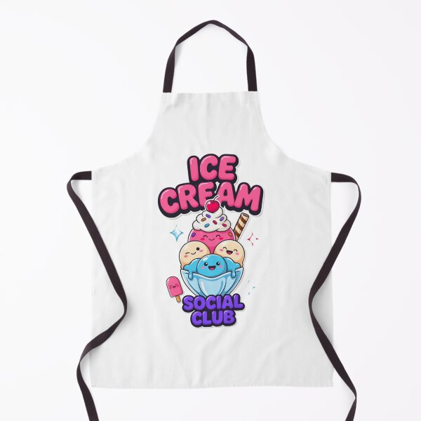 Item preview, Ice Cream Social Club Kawaii T-Shirt – Cute Summer Dessert Gift for Ice Cream Lovers & Kawaii Fans designed and sold by GemBob Creations.