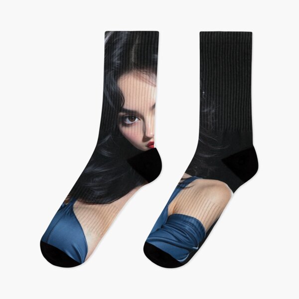 Item preview, Emily Noir Blue Accent | Pretty Girl Portrait designed and sold by KasaHunterHarem.