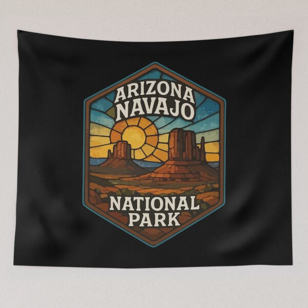 Item preview, Navajo Arizona National Park USA Stained Glass designed and sold by TomFrontierArt.