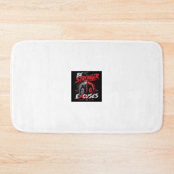 Item preview, Be Stronger Than Your Excuses Gym Motivation Workout Design designed and sold by SummitTrails.