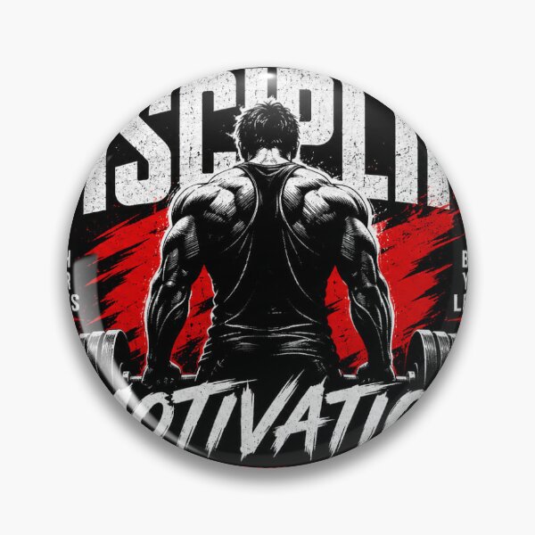 Item preview, Discipline Motivation Gym Workout Fitness Graphic Design designed and sold by SummitTrails.