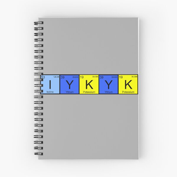 Item preview, If You Know You Know - IYKYK - chemistry joke designed and sold by WennsdaysChild.