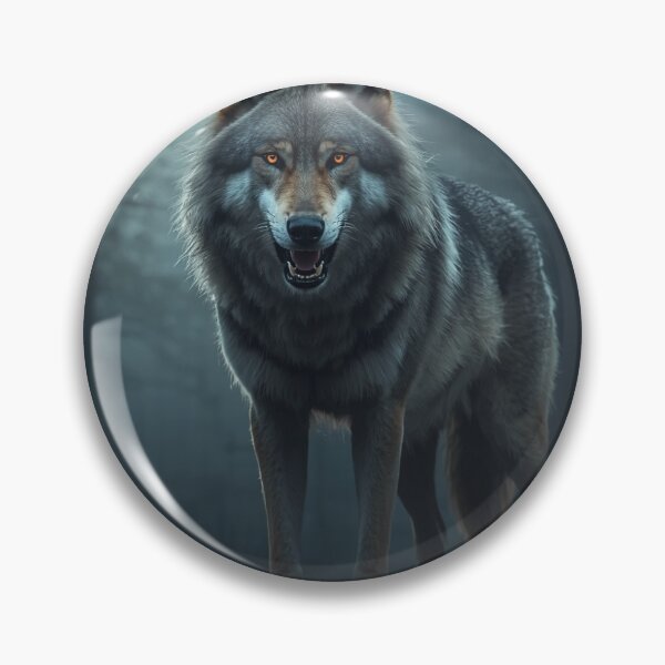 Item preview, Moonlit Red-Eyed Wolf designed and sold by Akkolyt.