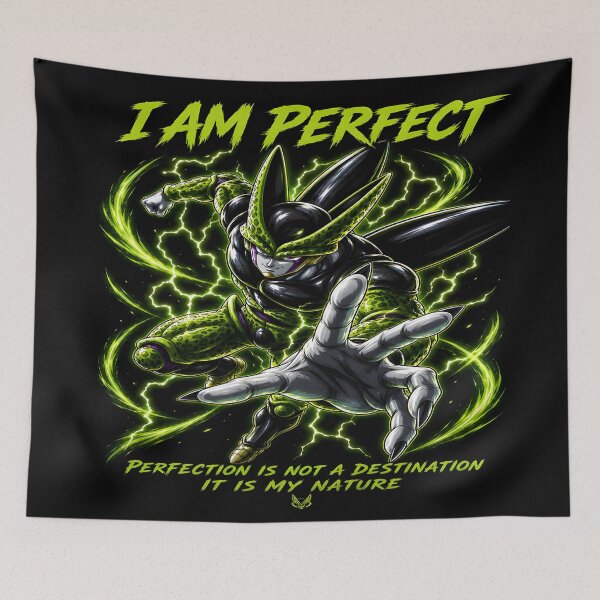 Item preview, Perfect Cell- I Am Perfect- DBZ Villain- Perfection Is My Nature Aesthetic Design designed and sold by Trinidesigns123.
