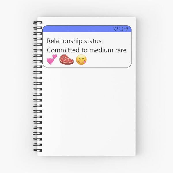Item preview, Relationship status: committed to medium rare designed and sold by BeautyFullMerch.