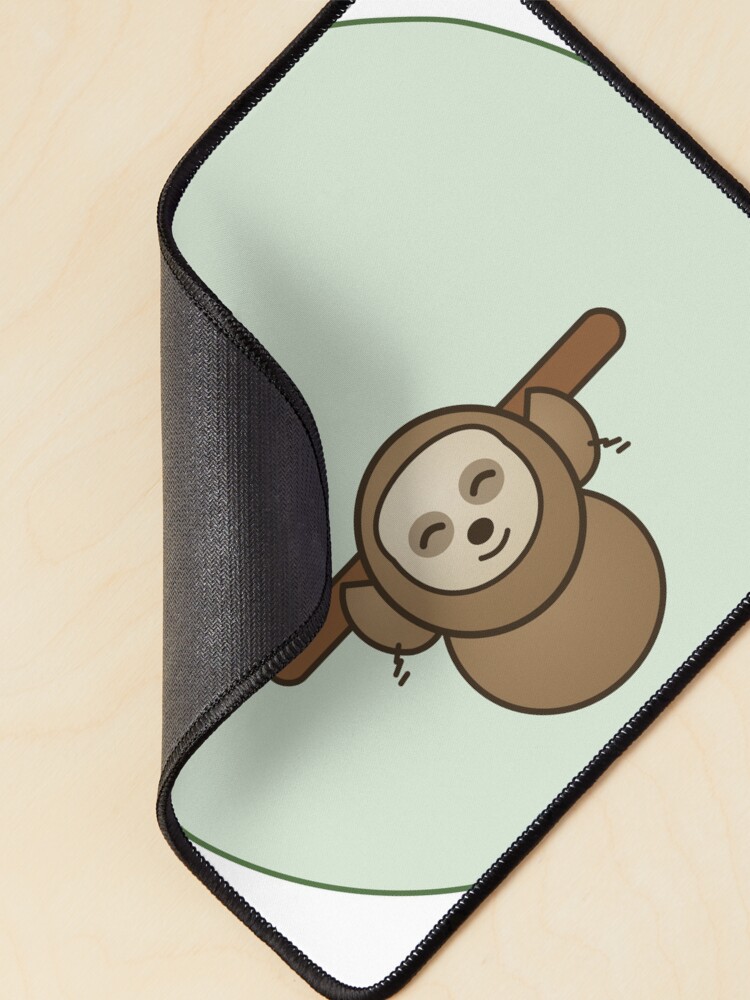 Thumbnail 2 of 5, Mouse Pad, Happy Sloth designed and sold by SLAYTHESPACE.