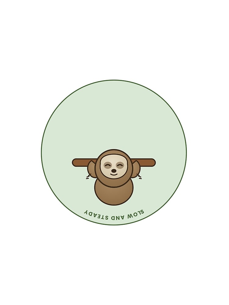 Thumbnail 3 of 3, Scarf, Happy Sloth designed and sold by SLAYTHESPACE.