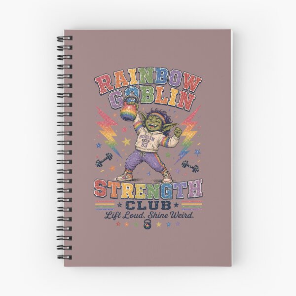 Item preview, Rainbow Goblin Strength Club Retro Gym Pride Humor designed and sold by FindYouByZ.