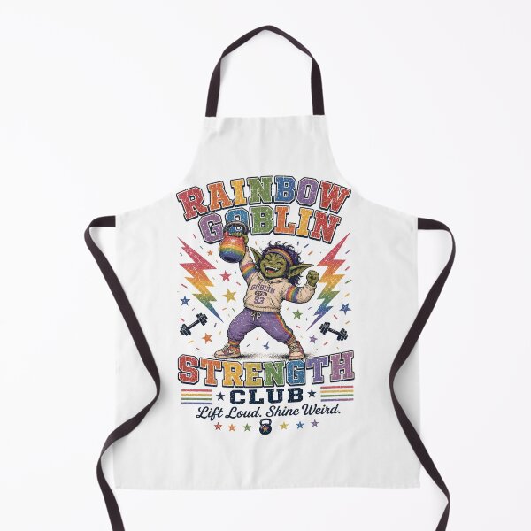 Item preview, Rainbow Goblin Strength Club Retro Gym Pride Humor designed and sold by FindYouByZ.