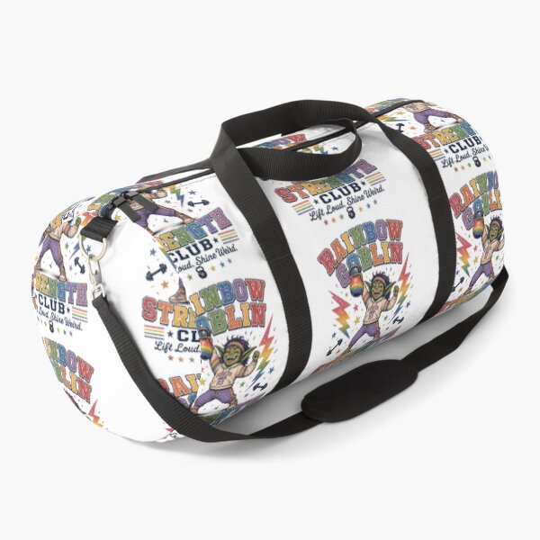 Item preview, Rainbow Goblin Strength Club Retro Gym Pride Humor designed and sold by FindYouByZ.