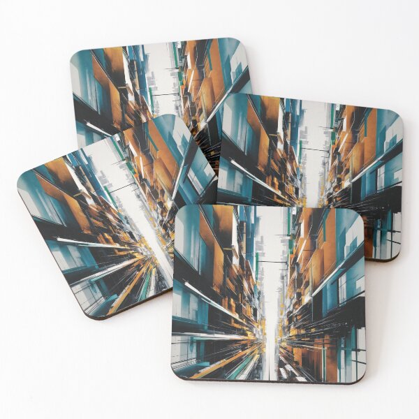 Item preview, Abstract City | Modern Urban Architecture Art Print designed and sold by ArtDigCont.