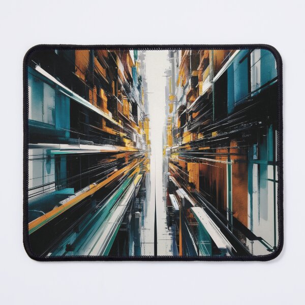 Item preview, Abstract City | Modern Urban Architecture Art Print designed and sold by ArtDigCont.