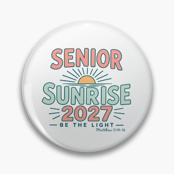 Item preview, Senior Sunrise 2027 Be the Light Tee designed and sold by SkuddleCo.