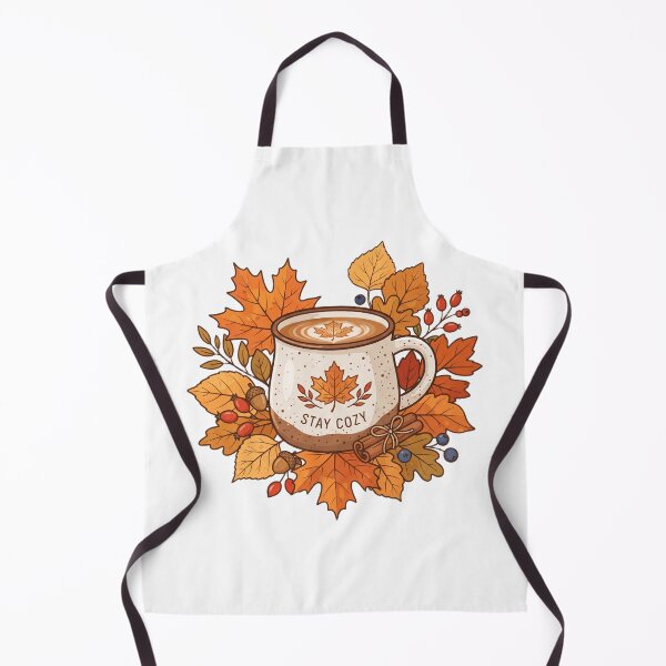Item preview, Coffee and autumn leaves design designed and sold by kidoramagic.