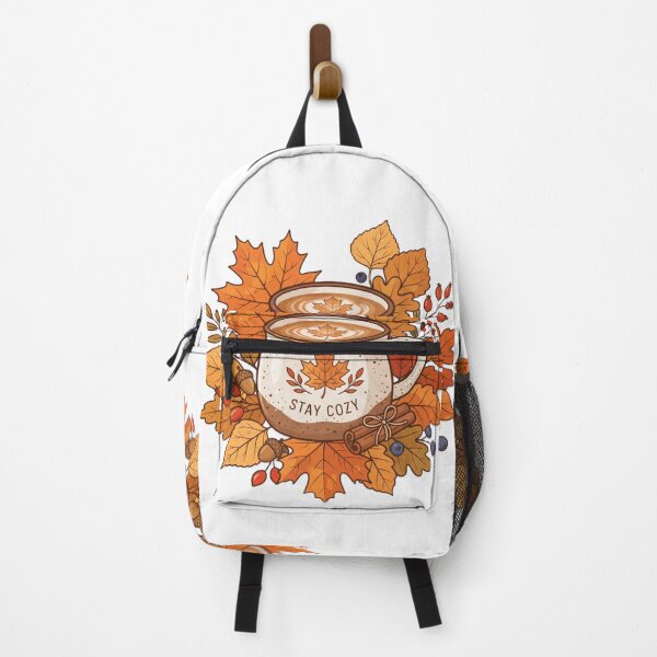 Item preview, Diseño de café y hojas de otoño designed and sold by kidoramagic.
