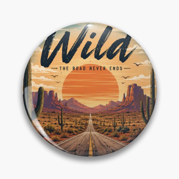 Item preview, Stay Wild – Vintage Desert Road Adventure Retro Western Design designed and sold by SummitTrails.