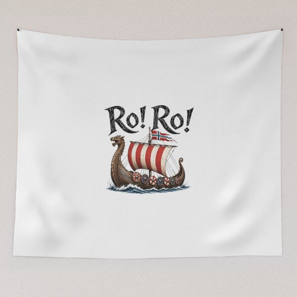 Item preview, Ro Ro Norway Viking Ship Soccer Norwegian designed and sold by littlemiscat.