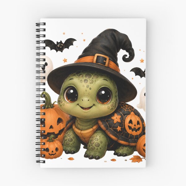 Item preview, Cute Halloween Turtle Witch designed and sold by LovePrintArt.