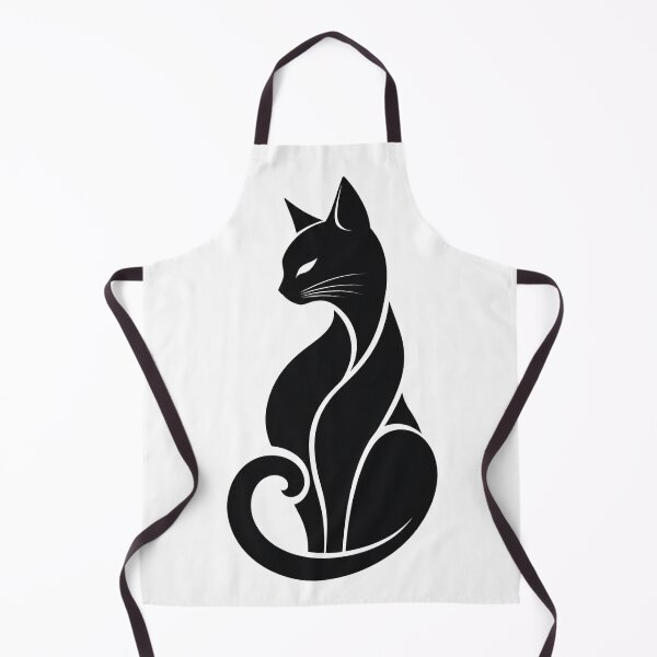 Item preview, Minimal Black Cat Abstract Sticker Design designed and sold by ModernMoodCo.