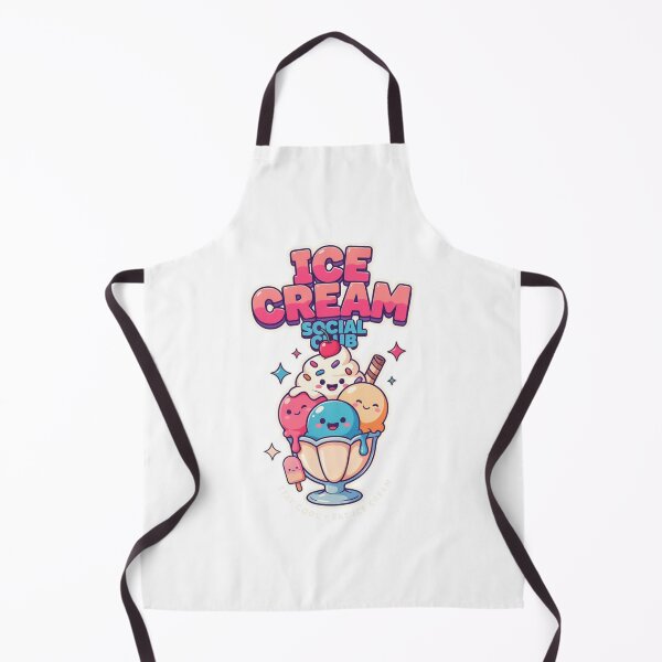 Item preview, Ice Cream Social Club Kawaii T-Shirt – Cute Retro Sundae Gift for Ice Cream Lovers & Summer Foodies designed and sold by GemBob Creations.