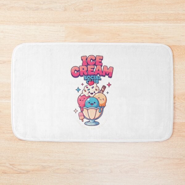Item preview, Ice Cream Social Club Kawaii T-Shirt – Cute Retro Sundae Gift for Ice Cream Lovers & Summer Foodies designed and sold by GemBob Creations.