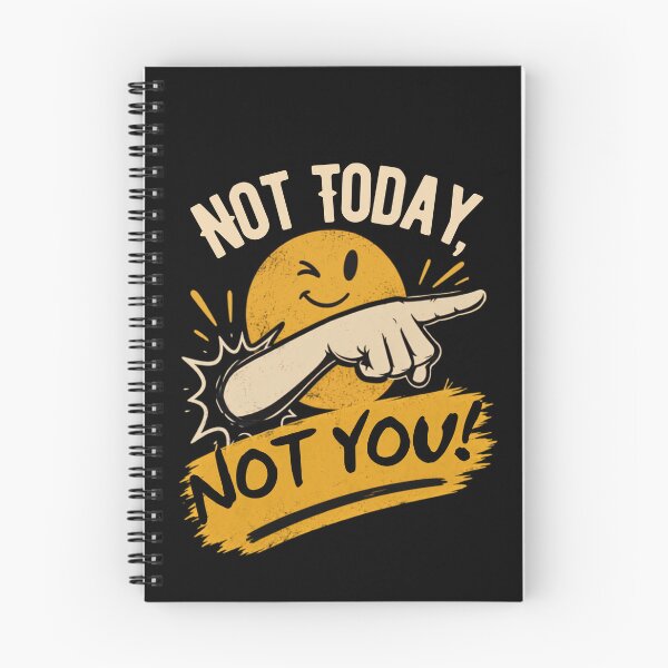 Item preview, Not Today, Not You Pointing Finger Funny Meme T-Shirt designed and sold by MalwasBasket.