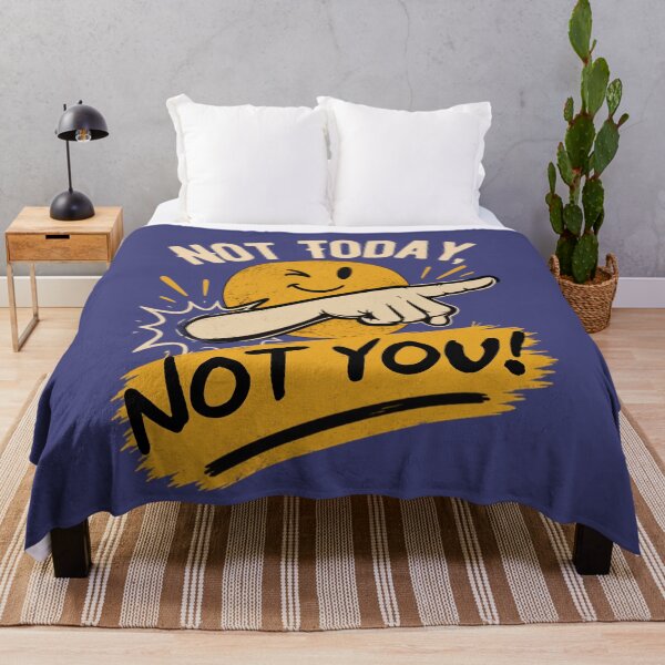 Item preview, Not Today, Not You Pointing Finger Funny Meme T-Shirt designed and sold by MalwasBasket.