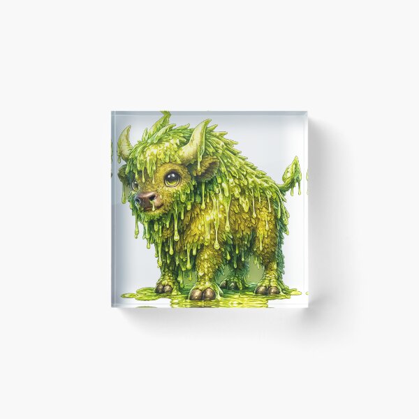 Item preview, Slime Baby Bison designed and sold by Monster Daze.