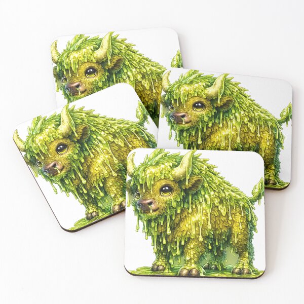 Item preview, Slime Baby Bison designed and sold by Monster Daze.