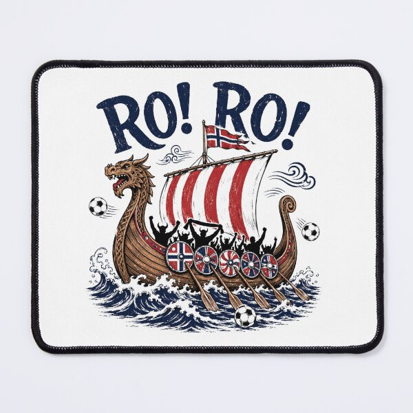 Item preview, Ro Ro Norway Viking Ship Soccer Norwegian 2 designed and sold by littlemiscat.