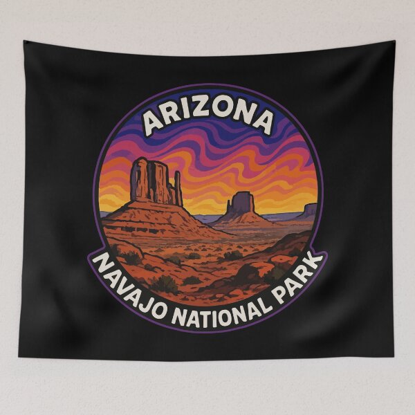 Item preview, Navajo National Park Arizona Usa Trippy Art Travel designed and sold by TomFrontierArt.