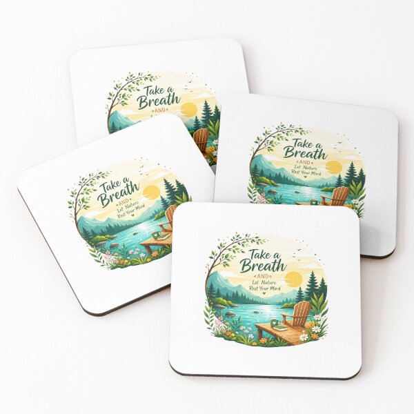 Item preview, Take a Breath Peaceful Nature Lake Relaxation Landscape Design designed and sold by SummitTrails.