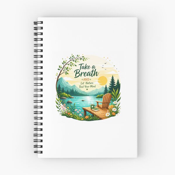 Item preview, Take a Breath Peaceful Nature Lake Relaxation Landscape Design designed and sold by SummitTrails.