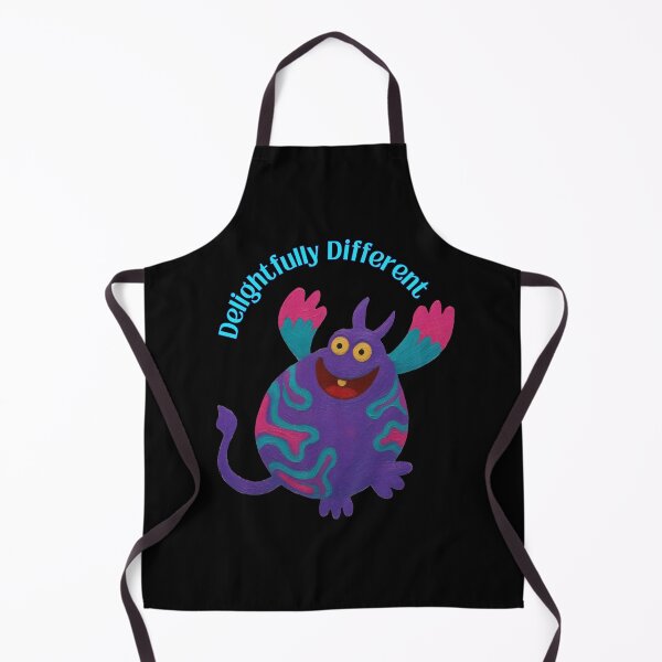 Item preview, Delightfully Different - Cute Whimsical Monster with Positive Quote designed and sold by PatykArt.