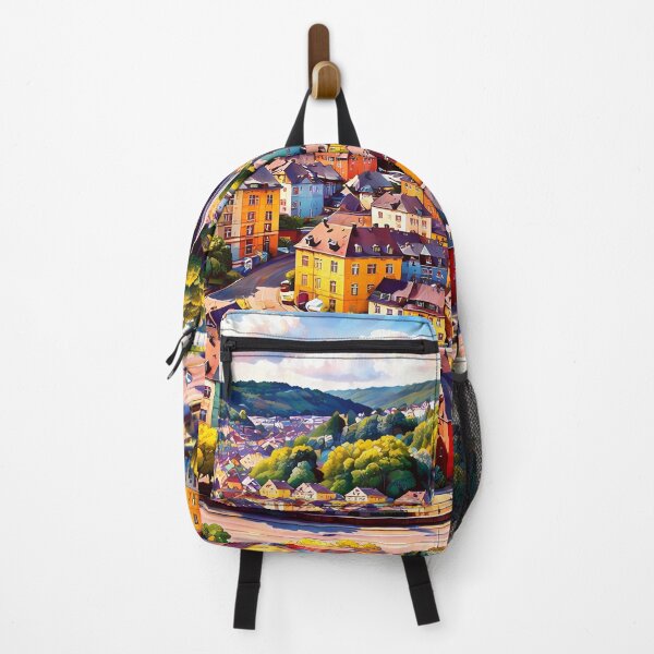 Item preview, Colorful European Townscape designed and sold by cuprum.