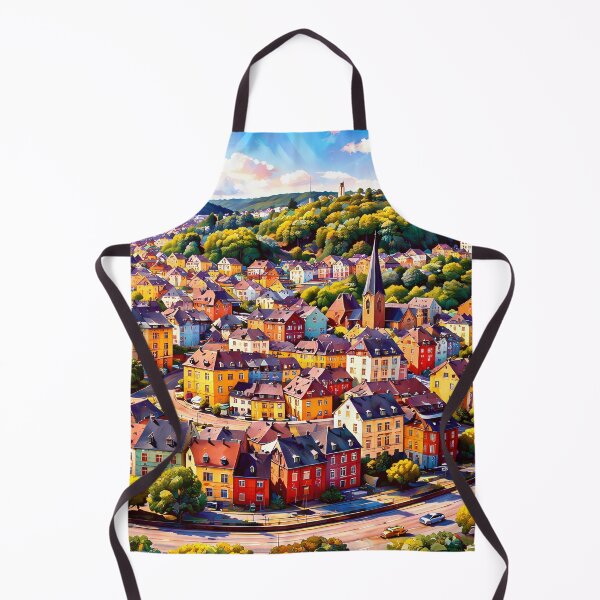 Item preview, Colorful European Townscape designed and sold by cuprum.